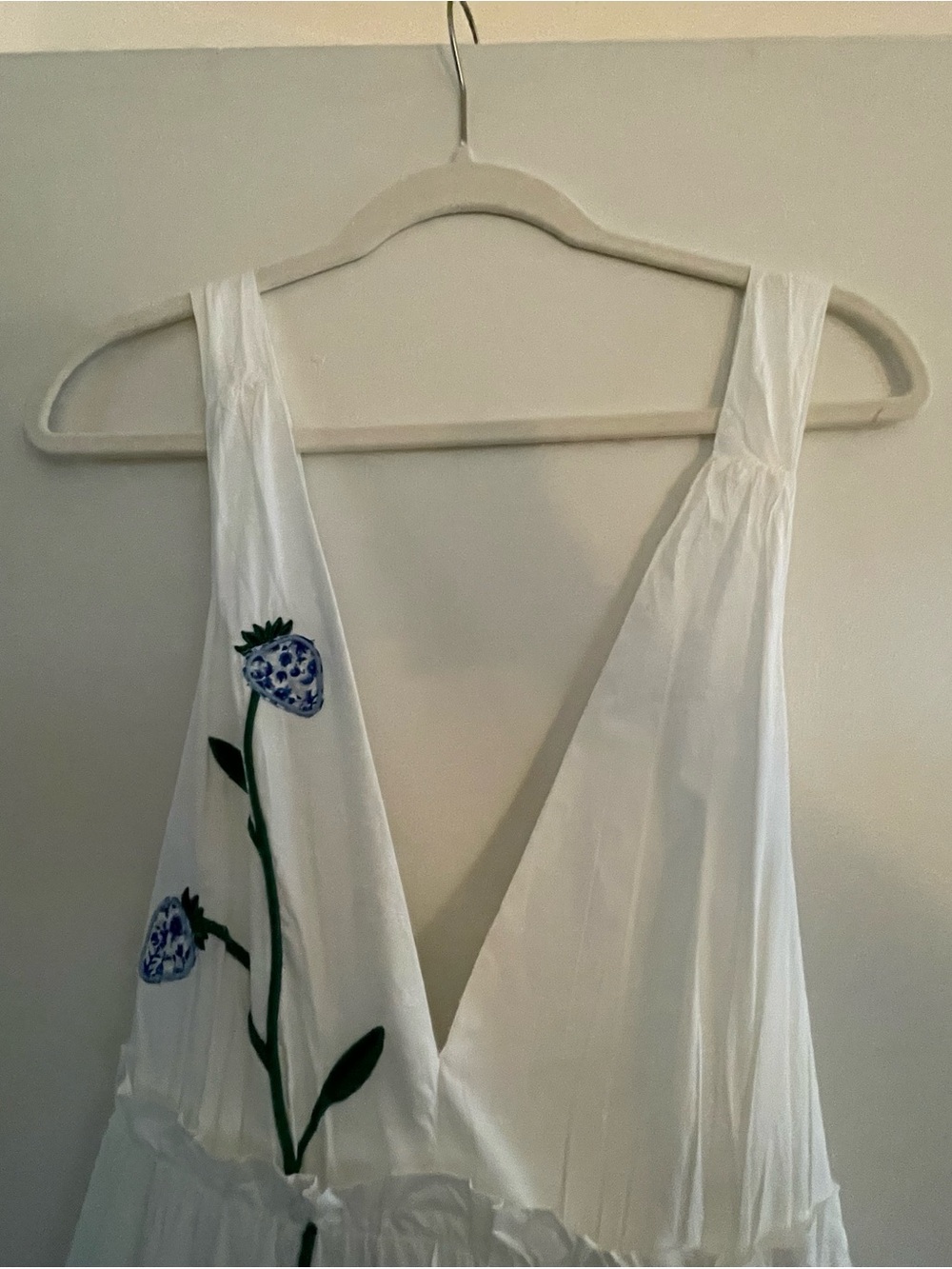 Maeve White Embroidered Floral Sundress - Picture 7 of 13